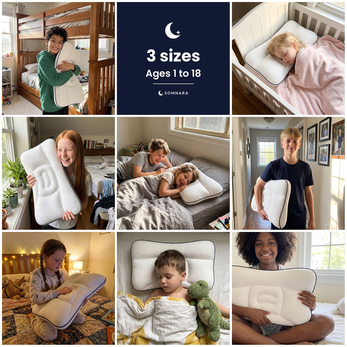 Nimbo™ in three heights, from toddlers to teenagers